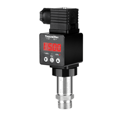 IQFLOW IOT Sensors IQPT-GA25-S; General -1~25 Bar; 4mA ~ 20mA; G1/4 A Pin; 2M cable IQPT-S Industrial Pressure Transmitter Digital Display Sensor