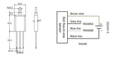 IQFLOW IOT Sensors IQSS-5 Soil five-in-one sensor TH, EC, Salinity, TDS, Modbus RS485