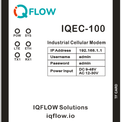 IQFLOW Mini PC IQEC-100 Industrial DTU Edge Controller RS232/RS485