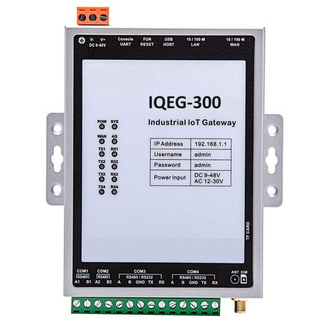 IQFLOW Mini PC IQEG-300 IoT Intelligent Edge Gateway Node-Red WiFi 4G