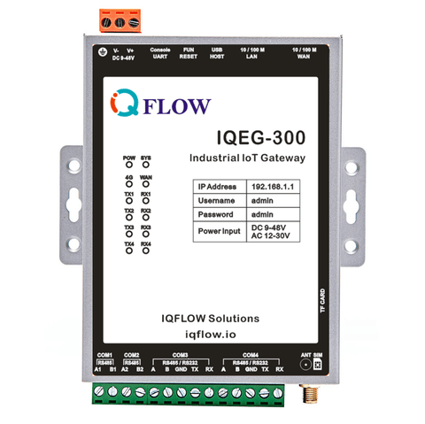 IQFLOW Mini PC IQEG-300 IoT Intelligent Edge Gateway Node-Red WiFi 4G