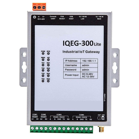 IQFLOW Mini PC IQEG-300 Lite IoT Intelligent Edge Gateway Node-Red WiFi 4G