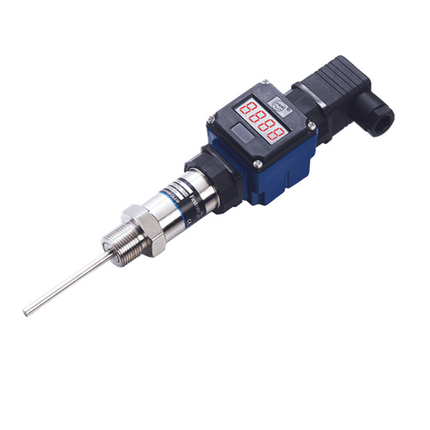 IQFLOW Temperature Sensor IQTT-S -50~400℃; 4-20mA; G1/4 Thread; 50mm probe length; 1.5m Cable IQTT-S Industrial Temperature Transmitter Digital Display Sensor 4-20mA