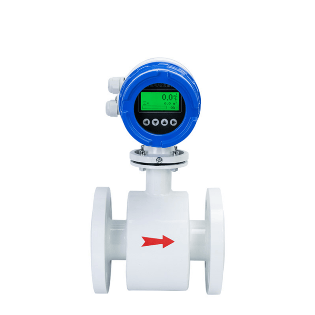 IQFLOW Water Flow IQFM-EM Intelligent Electromagnetic Flow Meter Sensor DN15+ 4-20mA RS485
