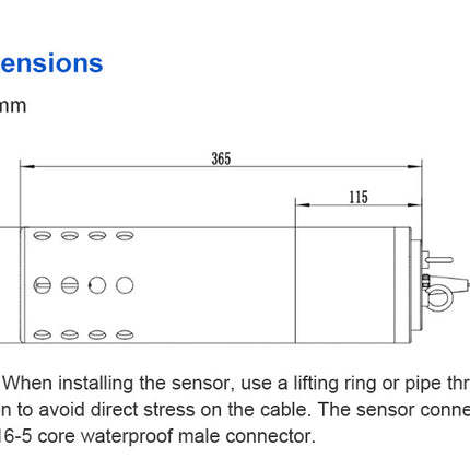 IQFLOW Water Quality IQWQ-7M Industrial Water Quality Multi-Parameter 7-in-1 Self-Cleaning Combo Sensor Modbus RS485