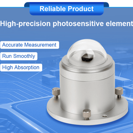 IQFLOW Weather Sensor 4-20mA IQPSR Industrial Photoelectric Solar Radiation Sensor 4-20mA