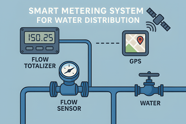 IQFLOW Wireless Monitoring Solution IQFLOW Wireless Water Metering Monitoring LoRaWAN Sensor Solution Kit