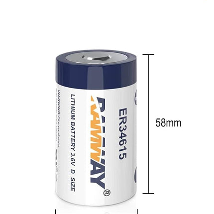 Milesight Battery ER34615 Li-SoCl2 19000mAh Battery for Milesight EM500 and SenseCAP S21xx Series