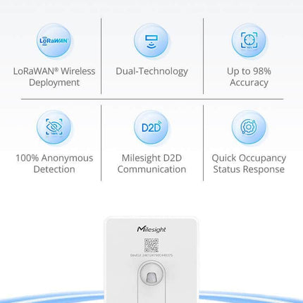 Milesight IOT (Ursalink) LoRaWAN LoRaWAN VS34X Desk Seat Sensor