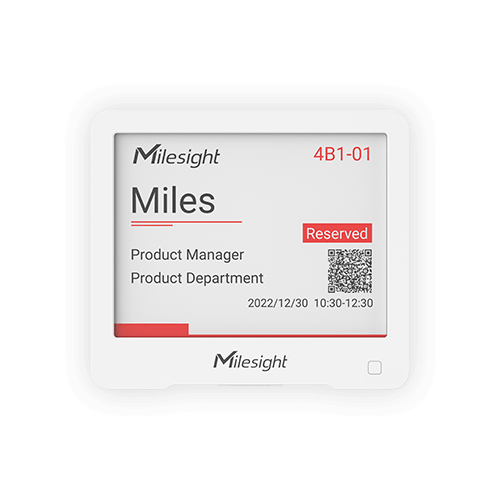 Milesight IOT (Ursalink) LoRaWAN Milesight DS3604 LoRaWAN IOT E-ink Display