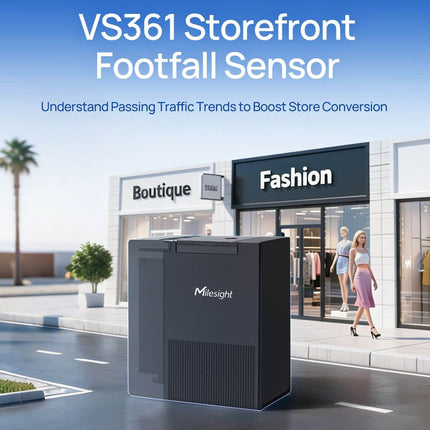 Milesight LoRaWAN Milesight VS361 LoRaWAN Storefront Footfall People Counter