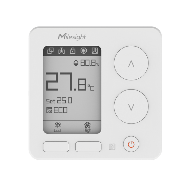 Milesight LoRaWAN Milesight WT30x LoRaWAN Smart Fan Coil Thermostat Temperature Control