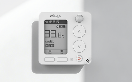 Milesight LoRaWAN Milesight WT401 LoRaWAN Wireless Smart Thermostat Temperature Control