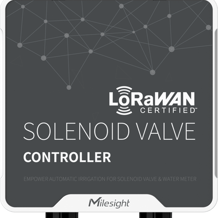 Milesight LoRaWAN UC512 Non-rechargeable Replaceable 19000mAh battery Milesight UC51X LoRaWAN Wireless Solenoid Valve Controller
