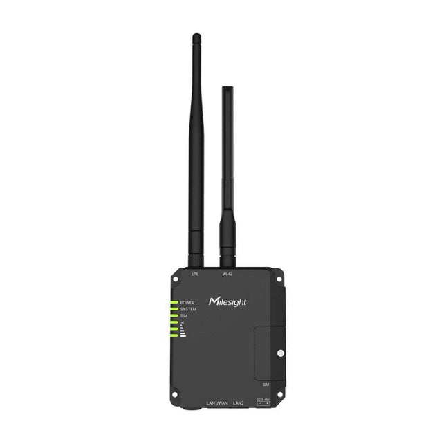 Milesight Modem-Router UR32S with POE and WiFi (2 * LAN or 1 * WAN + 1 * LAN) UR32S Milesight Industrial Cellular 4G LTE CCTV Router