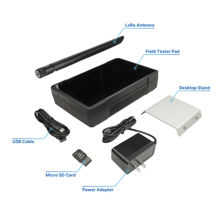 RAK Wireless Field Tester RAK7590 Field Tester Pad Professional LoRaWAN Bidirectional Analysis