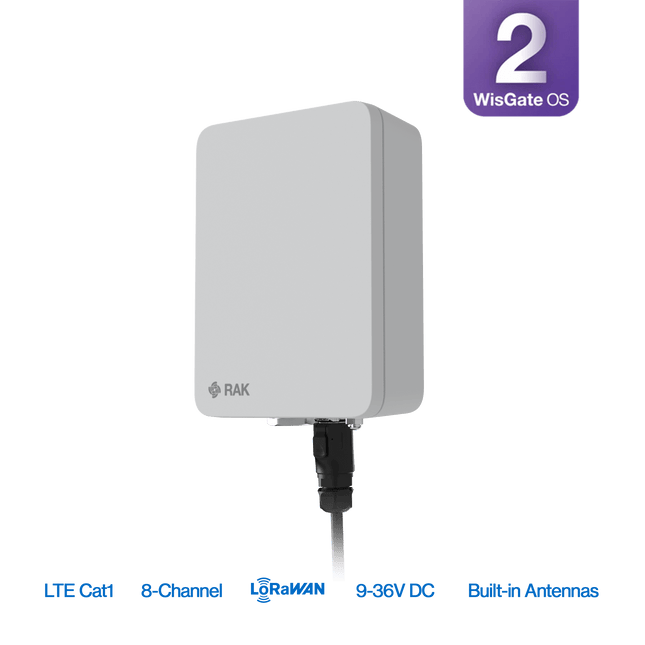 RAK Wireless Gateway RAK7267 WisGate Soho Pro Outdoor LoRaWAN Gateway Cellular LTE 4G