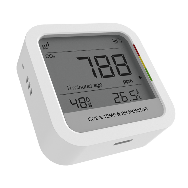 RAK Wireless LoRaWAN QingPing LoRaWAN CO2, Temperature & Humidity Monitoring Sensor