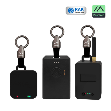 RAK Wireless Meshtastic Keychain holder leather strap with metal alloy