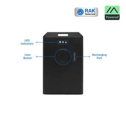 RAK Wireless Meshtastic WisMesh Tag, The Pocket-Sized, Compact Meshtastic Tracker
