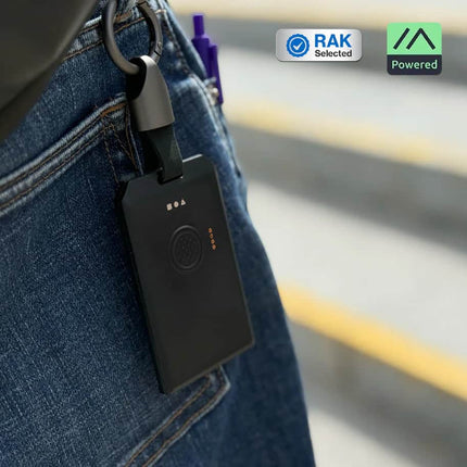 RAK Wireless Meshtastic WisMesh Tag, The Pocket-Sized, Compact Meshtastic Tracker