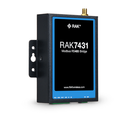 RAK Wireless Serial Comms RAK7431 Serial RS485 Modbus to LoRaWAN Converter