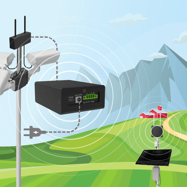 RAK Wireless Serial Comms RAK9105U LoRaWAN Remote Power Controller and Reboot Switch