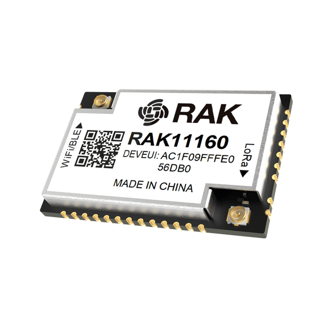 RAK Wireless Wisblock RAK11160 Dual-Core ESP32 STM32 for LoRaWAN with WiFi & BLE