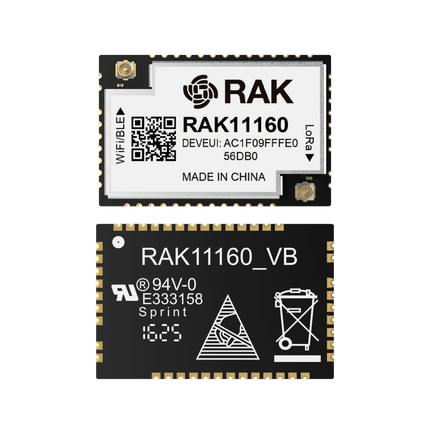 RAK Wireless Wisblock RAK11160 Dual-Core ESP32 STM32 for LoRaWAN with WiFi & BLE