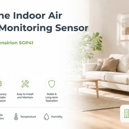 Seeed Studio Air Quality RS485 VOC NOx Temperature and Humidity Sensor Modbus RTU RS485 Air Quality Index
