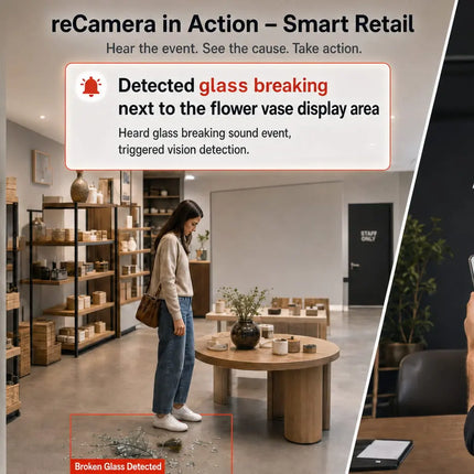 Seeed Studio Camera reCamera Pro 2GB - Open AI Camera, More than Just "People Detection"