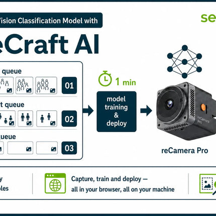 Seeed Studio Camera reCamera Pro 2GB - Open AI Camera, More than Just "People Detection"