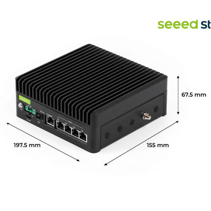 Seeed Studio Edge Gateway 16GB RAM reComputer Industrial R2245-12 Powerful Raspberry Pi CM5 16GB Edge Hailo-8 AI/IOT
