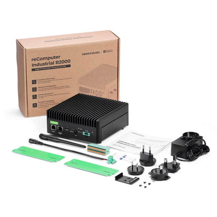 Seeed Studio Edge Gateway reComputer Industrial R2000 Raspberry Pi CM5 Edge AI/IOT Gateway Controller