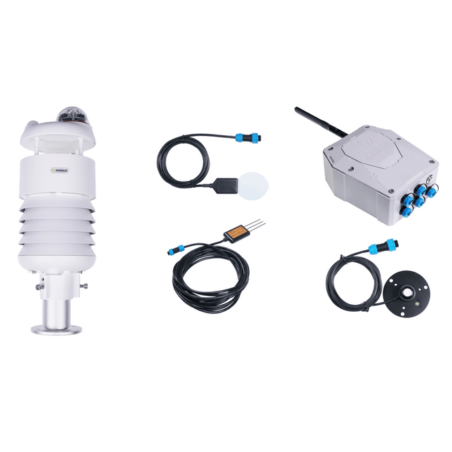 Seeed Studio Gateway SenseCAP Cellular LTE Smart Agriculture Kit 4G – Weather and Soil Conditions