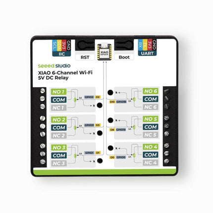 Seeed Studio Gateway XIAO 6-Channel Wi-Fi 5V DC Relay