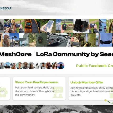 Seeed Studio Meshtastic SenseCAP MeshTracker X1 for Meshtastic, Reliable off-grid Communication