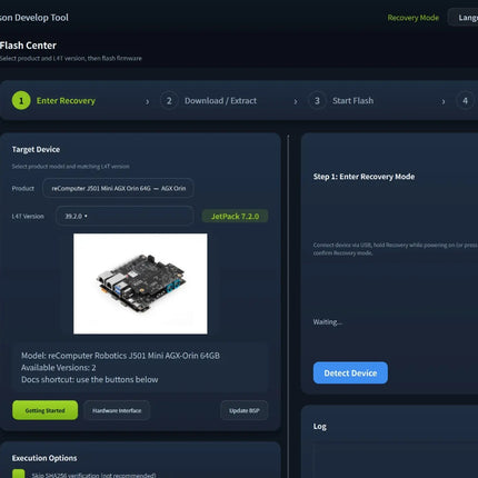Seeed Studio NVIDIA Jetson reComputer Mini J5012 GMSLEdge AI Computer NVIDIA Jetson AGX Orin 64GB
