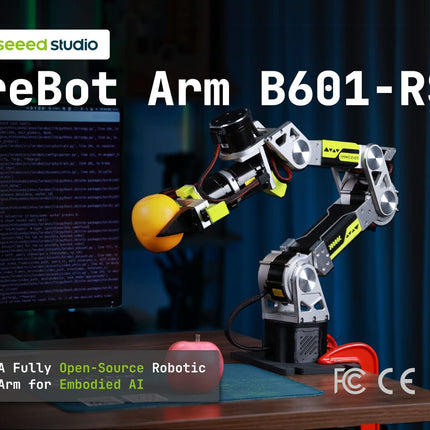 Seeed Studio Robotics reBot Arm B601-RS Bundle Kit with Gripper and Power Supply