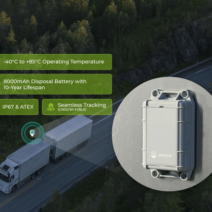 Seeed Studio Tracking Device SenseCAP Asset Tracker T2000 for Indoor and Outdoor Positioning GNSS