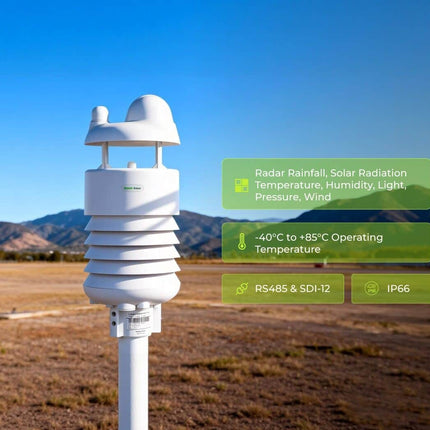 Seeed Studio Weather Sensor SenseCAP S700-C 7-in-1 Compact Weather Station (Solar Radiation & Radar Rain)