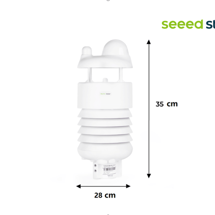 Seeed Studio Weather Sensor SenseCAP S700-C 7-in-1 Compact Weather Station (Solar Radiation & Radar Rain)