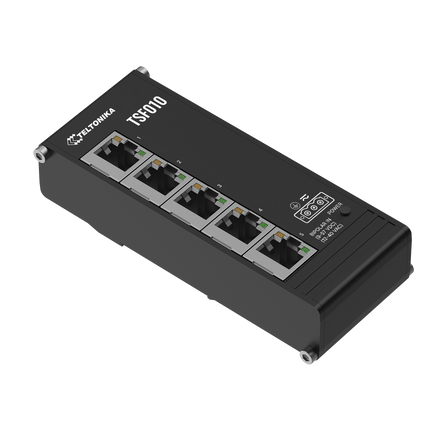 Teltonika Ethernet Switch Teltonika TSF010 Low Profile Ethernet Switch 5-Port Compact DIN Rail