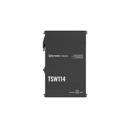 Teltonika Ethernet Switch Teltonika TSW114 DIN Rail 8-Port Ethernet Switch Unmanaged