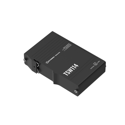 Teltonika Ethernet Switch Teltonika TSW114 DIN Rail 8-Port Ethernet Switch Unmanaged