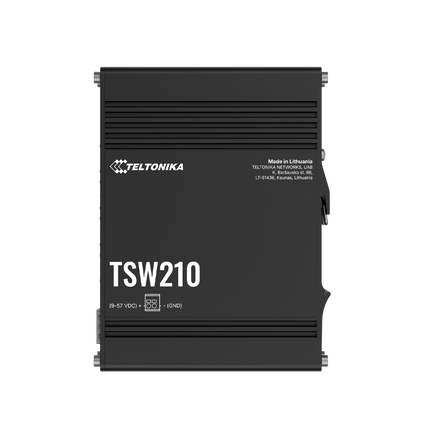 Teltonika Ethernet Switch Teltonika TSW210 DIN Rail 8-Port Gigabit Ethernet Switch with SFP