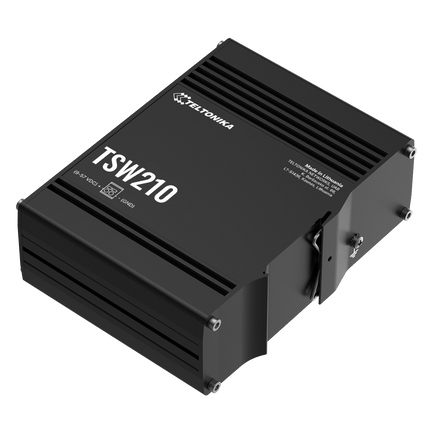Teltonika Ethernet Switch Teltonika TSW210 DIN Rail 8-Port Gigabit Ethernet Switch with SFP