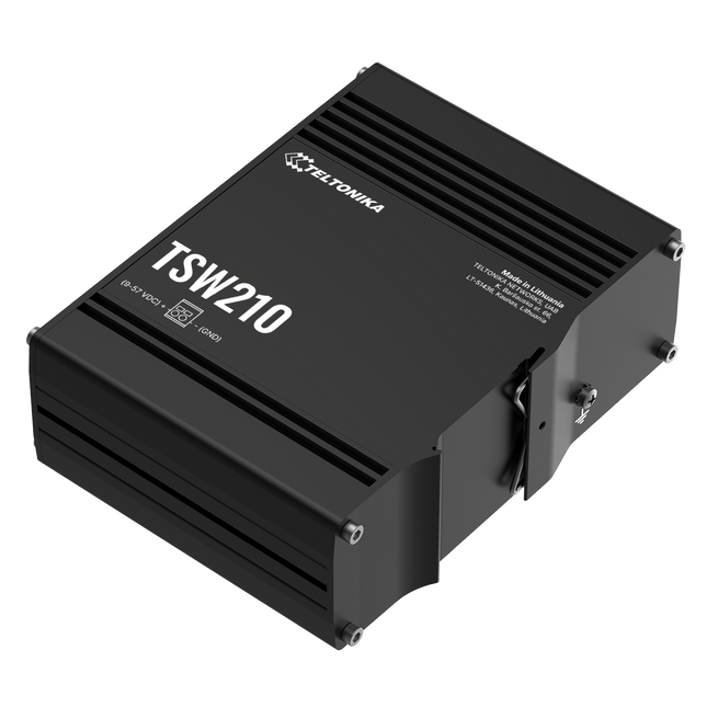 Teltonika Ethernet Switch Teltonika TSW210 DIN Rail 8-Port Gigabit Ethernet Switch with SFP