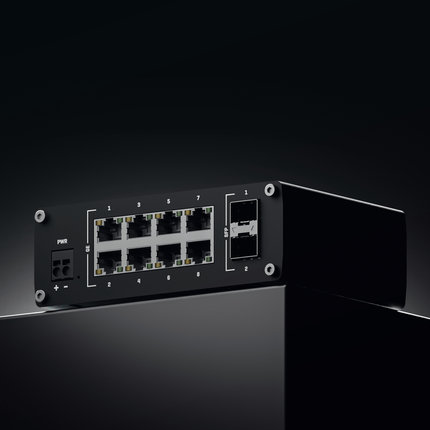 Teltonika Ethernet Switch Teltonika TSW210 DIN Rail 8-Port Gigabit Ethernet Switch with SFP