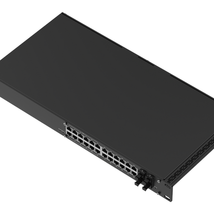 Teltonika Ethernet Switch Teltonika TSW280 Managed PoE+ Ethernet Switch 24 Port (12x 24× PoE, 12× PoE+, 4× SFP)